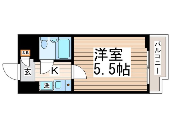 ライベストコート南長崎（311）の物件間取画像